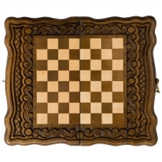 Шахматы + нарды резные "Бриз" 30